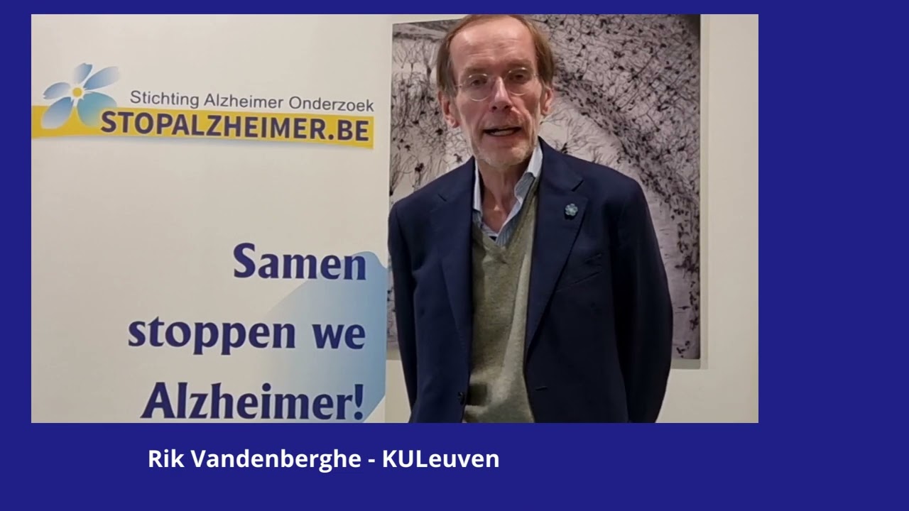 Project van Rik Vandenberghe gefinancierd door Stichting Alzheimer Onderzoek